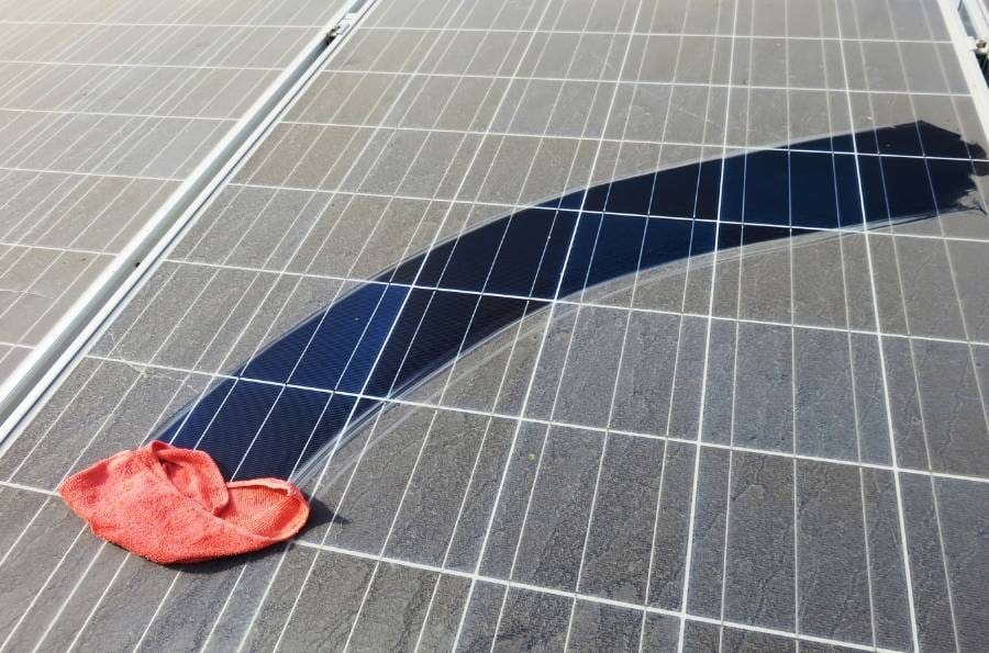 solar panel cleaning