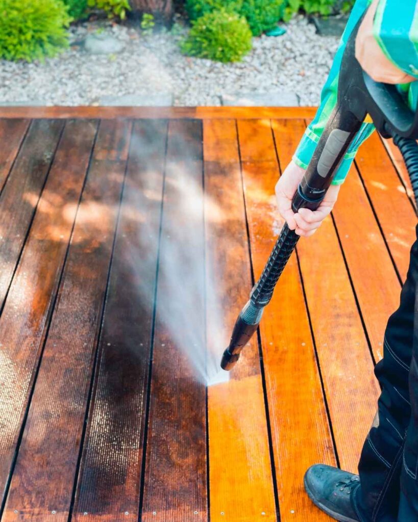 Patio and Deck Pressure Washing