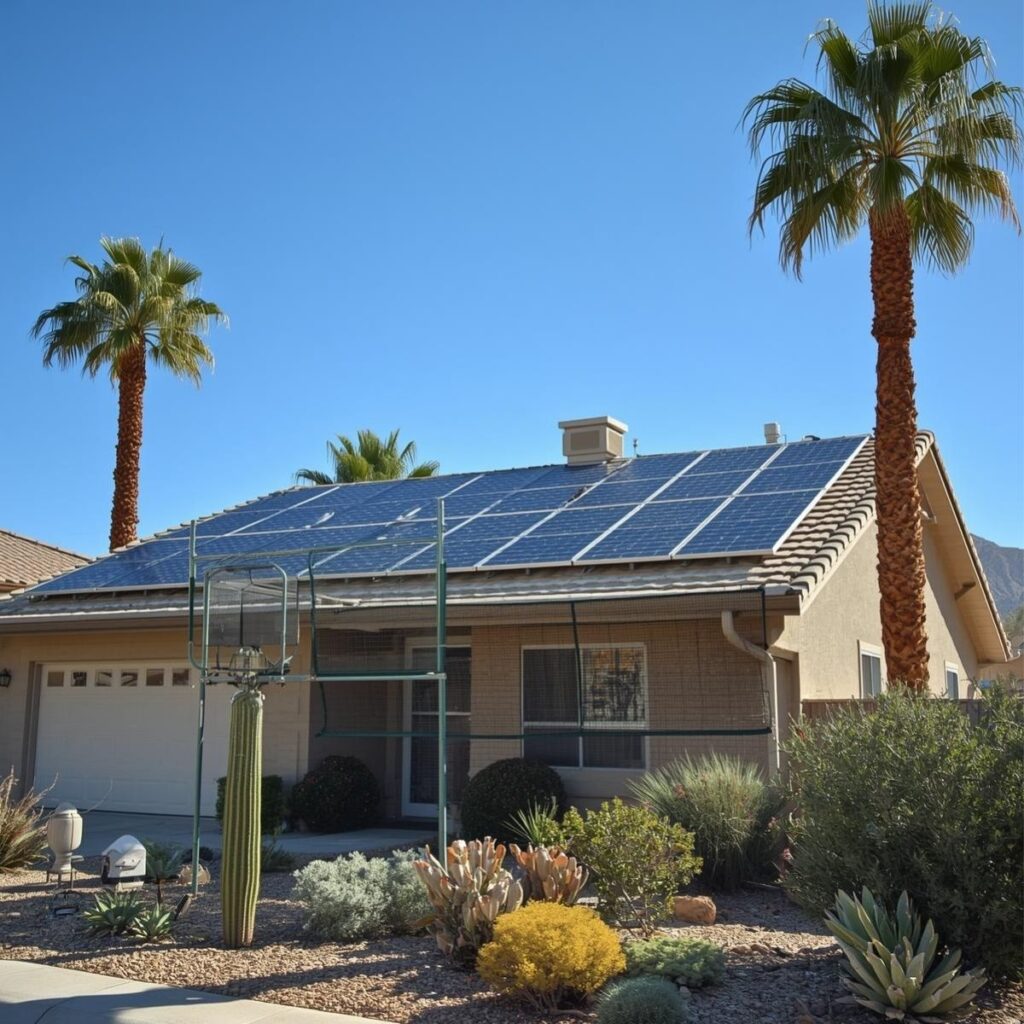Solar Panel Bird Proofing Palm Desert